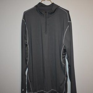 Men's Holloway Gray Quarter Zip Pullover